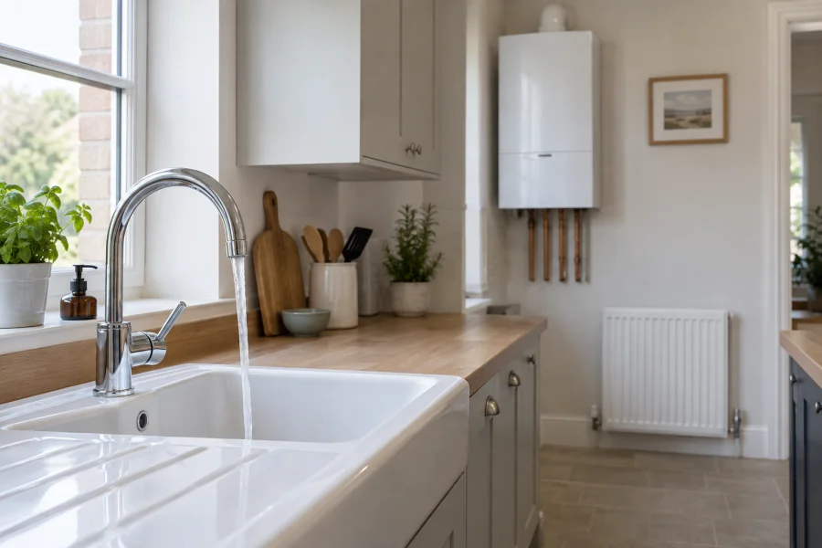 boiler hot water