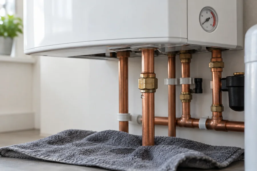boiler water leak