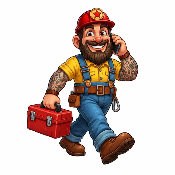The Gas Man mascot illustrating emergency callouts